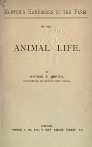 Cover of: Animal life.