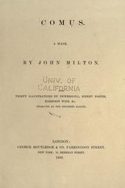 Cover of: Comus. by John Milton
