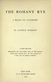 Cover of: The Romany rye by George Henry Borrow