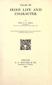 Cover of: Tales of Irish life and character by Anna Maria Fielding Hall