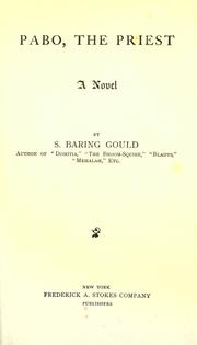 Cover of: Pabo, the priest by Sabine Baring-Gould