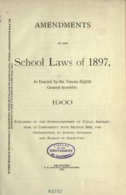 Cover of: School laws of Iowa by Iowa.