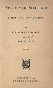 Cover of: History of Scotland. by Sir Walter Scott