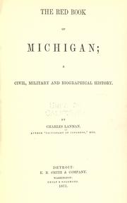 Cover of: The red book of Michigan by Lanman, Charles