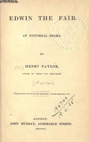 Edwin the Fair by Sir Henry Taylor
