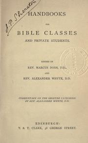 Cover of: A commentary on the shorter catechism. by Whyte, Alexander