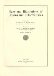 Cover of: Plans and illustrations of prisons and reformatories by Hastings H. Hart
