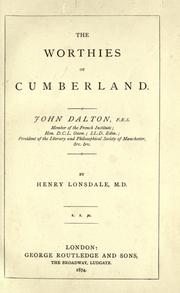 Cover of: John Dalton, F.R.S. by Henry Lonsdale
