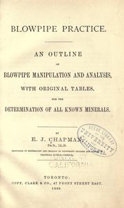 Cover of: Elderhorst's manual of qualitative blow-pipe analysis and determinative mineralogy. by William Elderhorst