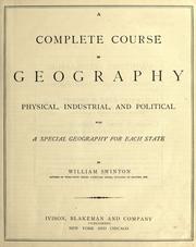 Cover of: A complete course in geography by William Swinton