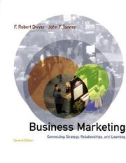 Cover of: Business Marketing (McGraw-Hill/Irwin Series in Marketing) by F.Robert Dwyer