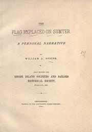 Cover of: The flag replaced on Sumter. by William Arnold Spicer