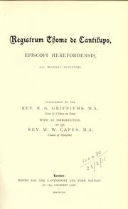 Cover of: Canterbury and York series. by Canterbury and York Society