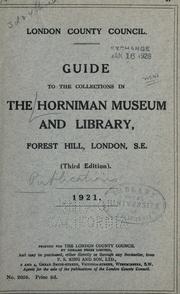 Cover of: Guide to the collections in the Horniman museum and library ...