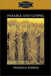 Cover of: Parable and Gospel (Fortress Classics in Biblical Studies)