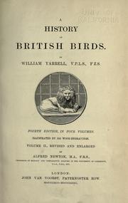 Cover of: A history of British birds. by William Yarrell