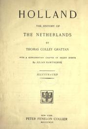 Cover of: Holland: the history of the Netherlands