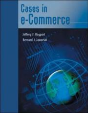 Cover of: Cases in E-Commerce by Jeffrey Rayport, Bernard Jaworski