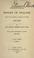 Cover of: The constitutional history of England since the accession of George the Third, 1760-1860