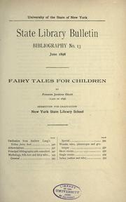 Cover of: Fairy tales for children