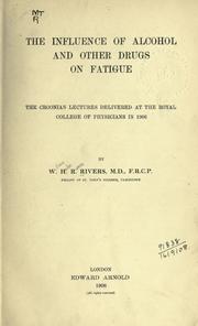 Cover of: The influence of alcohol and other drugs on fatigue.