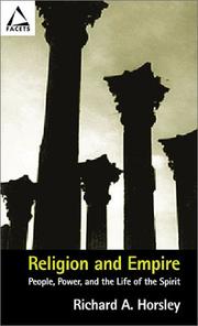 Cover of: Religion and empire by Richard A. Horsley