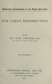 Cover of: Lord's resurrection