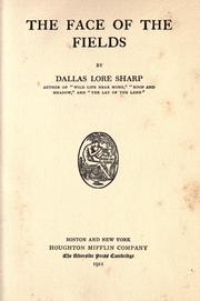 Cover of: The face of the fields by Dallas Lore Sharp
