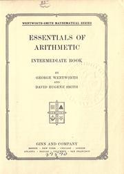 Cover of: Essentials of Arithmetic: Grammer School Book