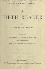 Cover of: A fifth reader by Arnold, Sarah Louise