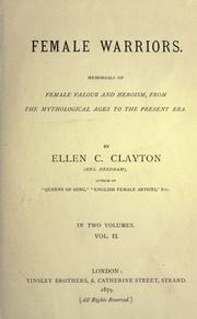 Female warriors by Ellen Creathorne Clayton