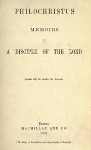 Cover of: Philochristus by Edwin Abbott Abbott