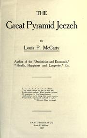 The great pyramid Jeezeh by Louis Philippe McCarty, Louis Philippe McCarty