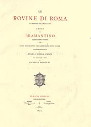 Cover of: Le rovine di Roma al principio del secolo XVI. by Bramantino, Bramantino