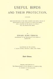 Cover of: Useful birds and their protection by Edward Howe Forbush