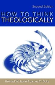 Cover of: How to think theologically