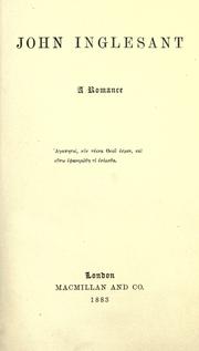 Cover of: John Inglesant by J. H. Shorthouse