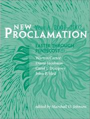 Cover of: New Proclamation: Year A, 2002 : Easter Through Pentecost (New Proclamation: Interpreting the Lessons of the Church Year)