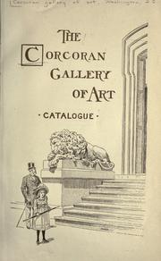 Cover of: The Corcoran Gallery of Art catalogue.