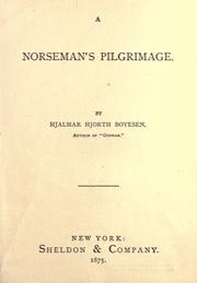 Cover of: A Norseman's pilgrimage.