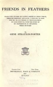 Cover of: Friends in feathers by Gene Stratton-Porter