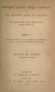 Cover of: The religious songs of Connacht. by Douglas Hyde