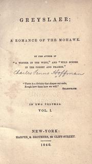 Cover of: Greyslaer: a romance of the Mohawk.