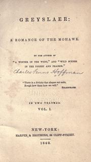 Cover of: Greyslaer by Charles Fenno Hoffman