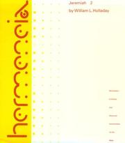 Cover of: Jeremiah 2 by William Lee Holladay