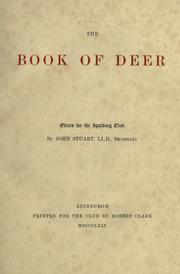 The Book of Deer.  Ed. for the Spalding Club by John Stuart