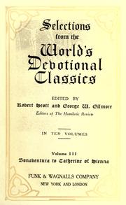 Cover of: Selections from the world's devotional classics