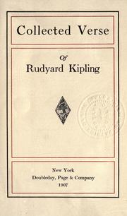 Cover of: Collected Verse of Rudyard Kipling by Rudyard Kipling