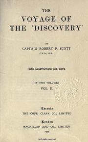 Cover of: The voyage of the 'Discovery'