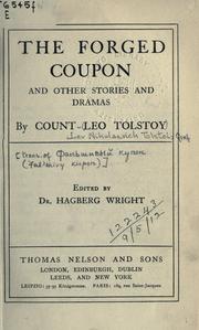 Cover of: The forged coupon by Лев Толстой